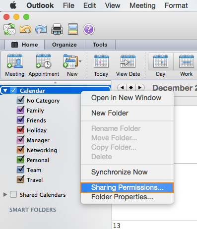 outlook for mac 2016 public folder calendar not showing appointments